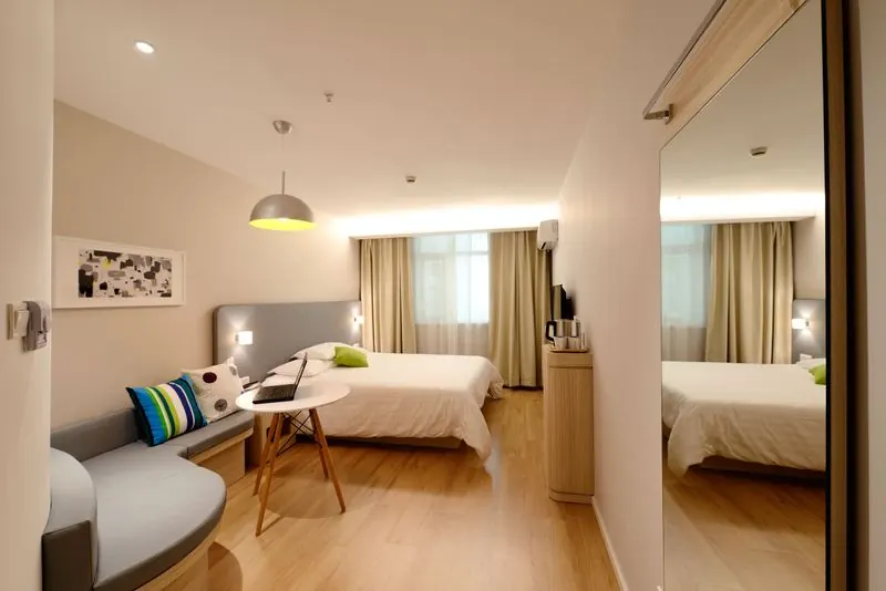 Clean modern hotel room