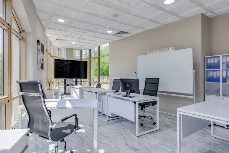 Bright modern office interior